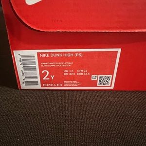 BIG KIDS' NIKE DUNK HIGH CASUAL SHOES